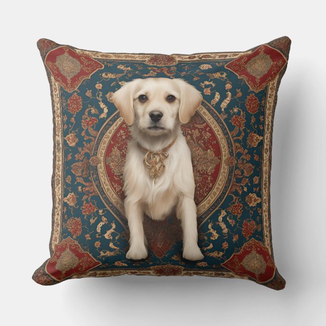 Dog Throw Pillow (Front)