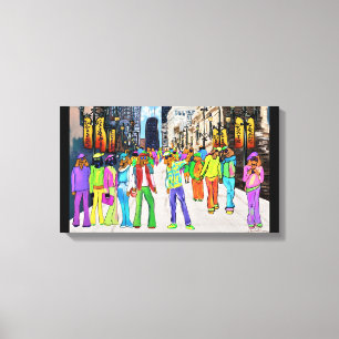 Dog Town Chicago Canvas Print
