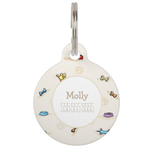 Dog Toy Land Personalized Pet Tag