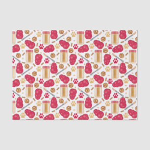 Dog Toys with Peanut Butter - White Tissue Paper