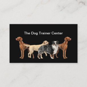 Dog Trainer And Obedience Traing Centre Business Card