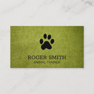 Dog Trainer   Animal Services Business Card