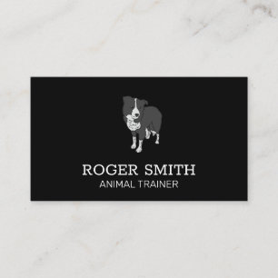 Dog Trainer Animal Services Dog Sitter Business Card