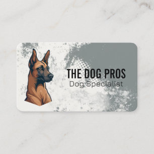 Dog Trainer Animal Services   Pet Store Business Card
