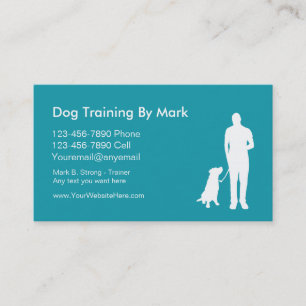 Dog Trainer Business Cards