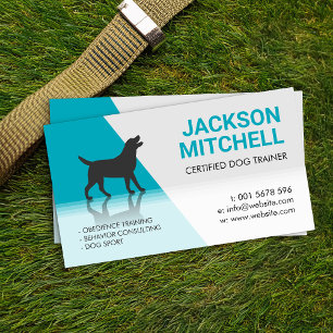 Dog Trainer - Canine Behaviorist  Business Card