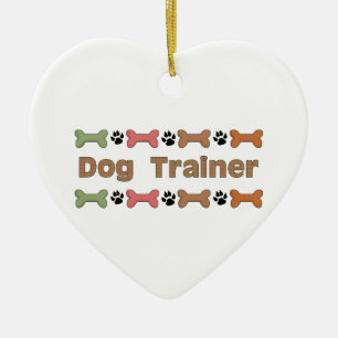 Dog Trainer Ceramic Ornament