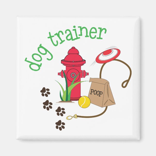 Dog Trainer Magnet (Front)