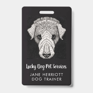 Dog Trainer Pet Services  Badge