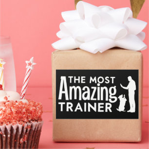 Dog Trainer The Most Amazing Trainer Funny Gifts Sticker