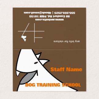 Dog Training School Business Card