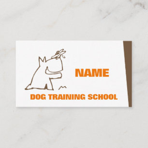 Dog Training School Business Card