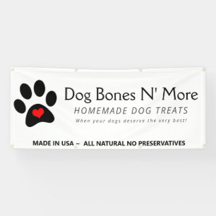Dog Treat Bakery Business   Custom Booth Banner