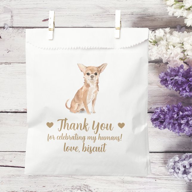 Dog Treat Wedding Favour Bag (Creator Uploaded)