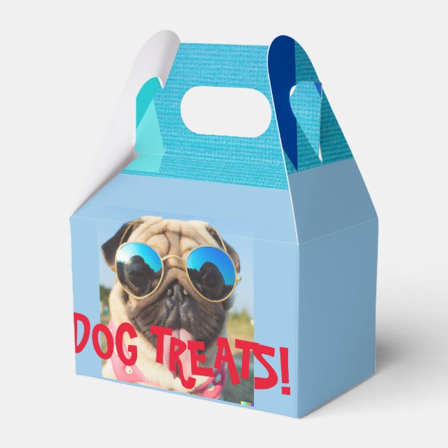 Dog treats! for dogs best dog favor box (Front Side)