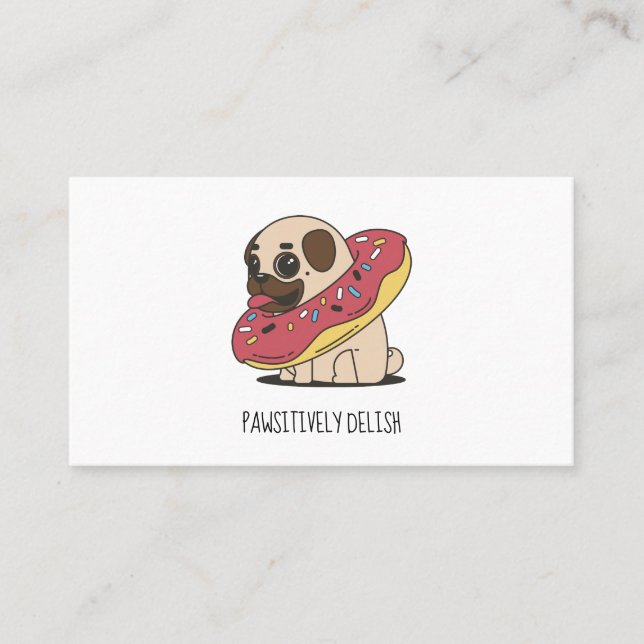 Dog Treats Maker Business Card (Front)