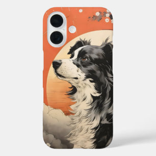Dog Ukiyo-e iPhone 16 Case