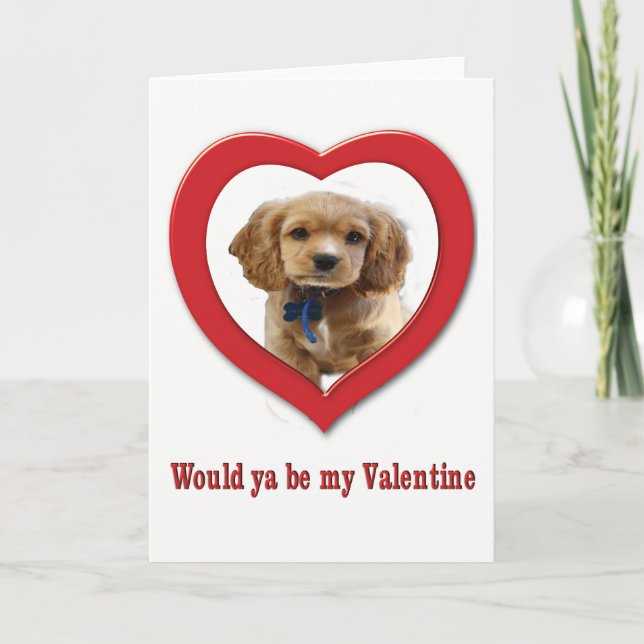Dog Valentine card (Front)