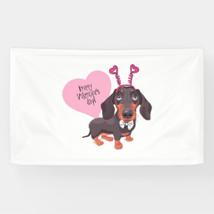 Dog Valentine s Day Banner