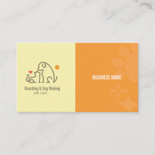 Dog Waking , Pet Boarding  Business Card