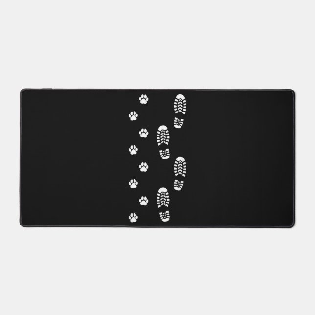 Dog Walk Foot Print Dog Walker Dog Walking (Recto)