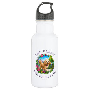 Dog Walker 532ml Water Bottle - Cockapoo