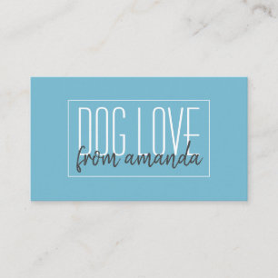 Dog Walker And Pet Sitter Business Card