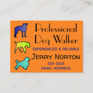 Dog Walker Business Card