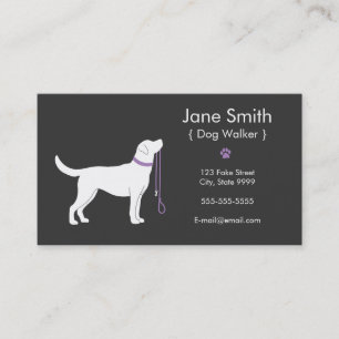 Dog Walker Business Card