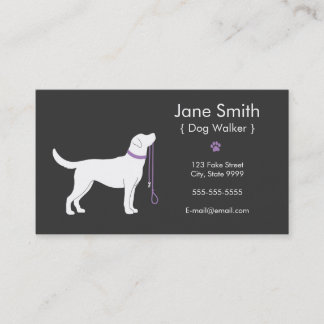 Dog Walker Business Card