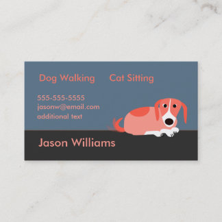 Dog Walker Business Card