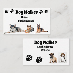 Dog Walker Business Card