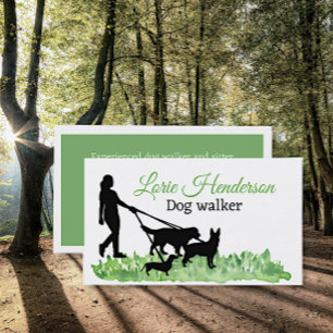 Dog Walker Business Card