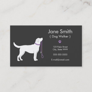 Dog Walker Business Card