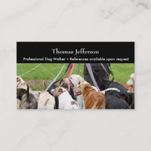 Dog walker  Business Card