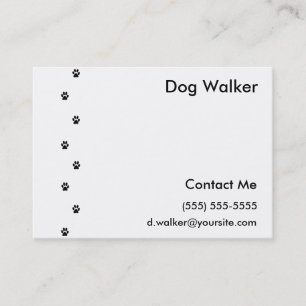 Dog Walker Business Card