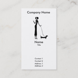 Dog Walker Business Card