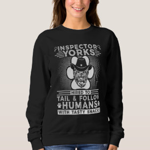 Dog Walker Inspector Yorks Sheriff Dog Trainer Yo Sweatshirt