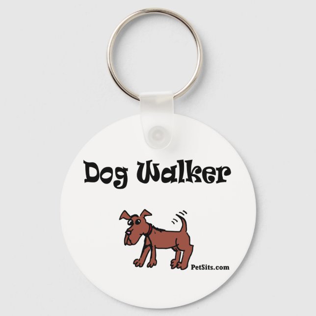 Dog Walker Keychain (Front)