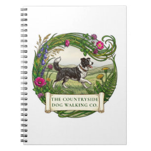 Dog Walker Notebook - Border Collie