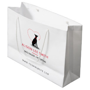Dog walker / Pet Care Sitting  Large Gift Bag
