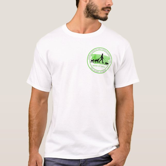 Dog walker / Pet Care Sitting T-Shirt (Front)
