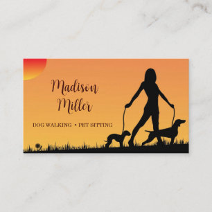Dog Walker/ Pet Sitter  Business Card
