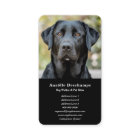 Dog Walker Pet Sitter Custom Photo Black 