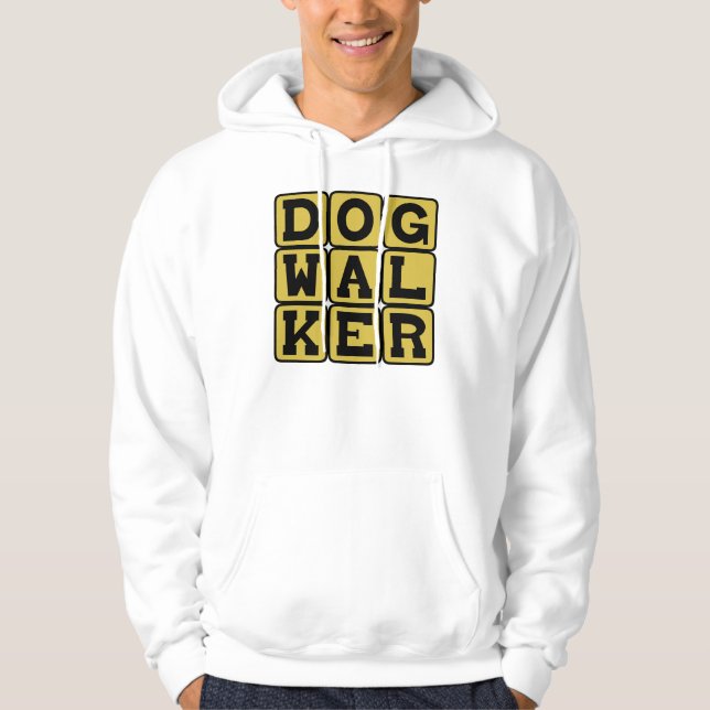 Dog Walker, Petsitting Profession Hoodie (Front)