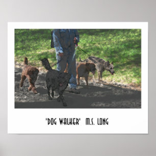Dog Walker Poster