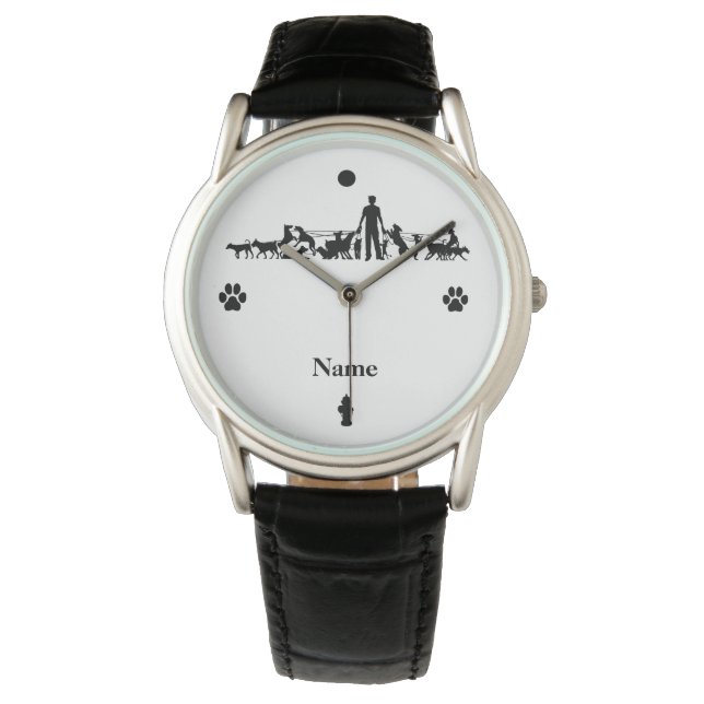 Dog Walker Watch  Men or Women (Front)