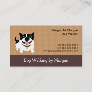Dog Walker's Business Card