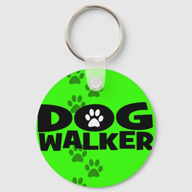 Dog Walking and Dog Walker promotion! Keychain (Front)