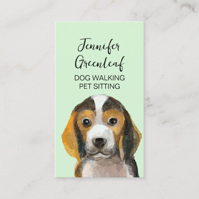 Dog walking Business Card (Front)